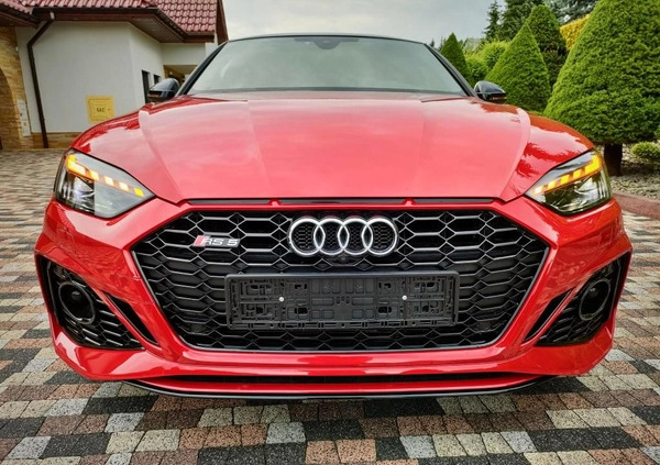 Audi RS5 cena 329900 przebieg: 16000, rok produkcji 2020 z Miastko małe 781